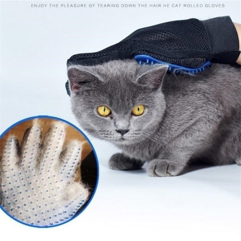 Cat Gloves Pet Glove Cat Grooming Pet Dog Hair Deshedding Cat Brush Comb Glove For Pet Dog Cleaning Massage Cat Glove For Animal