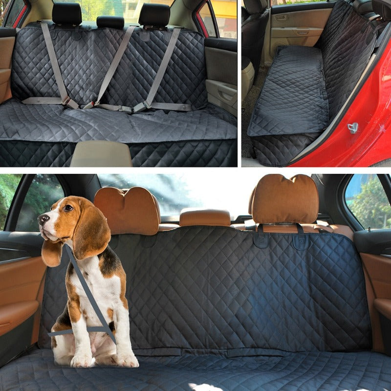 Dog Seat Cover Waterproof Dog Carrier Car Back Seat Cover Nonslip Heavy Duty Bench Car Seat For Large Dogs