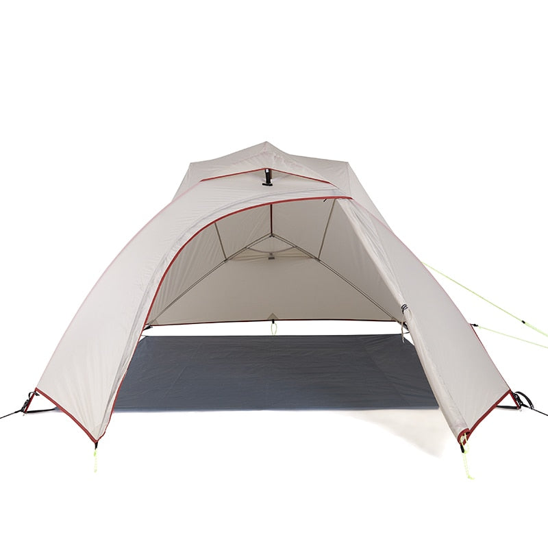 Naturehike New Upgrade CloudUp Series 1 2 3 Persons Ultralight 20D Silicone Double Layer Camping Tent With Mat NH17T001-T