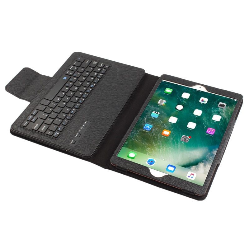 Luxury Case for Samsung Galaxy Tab Wireless Bluetooth Keyboard Case for Samsung T820 T825 Tablet Flip Leather Stand Cover