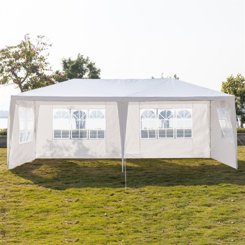 3 x 6m Four Sides Waterproof Tent with Spiral Tubes White Event Tent Wedding Tents for Events Party Tent