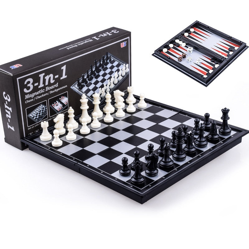 Magnetic Portable Chess/Checkers