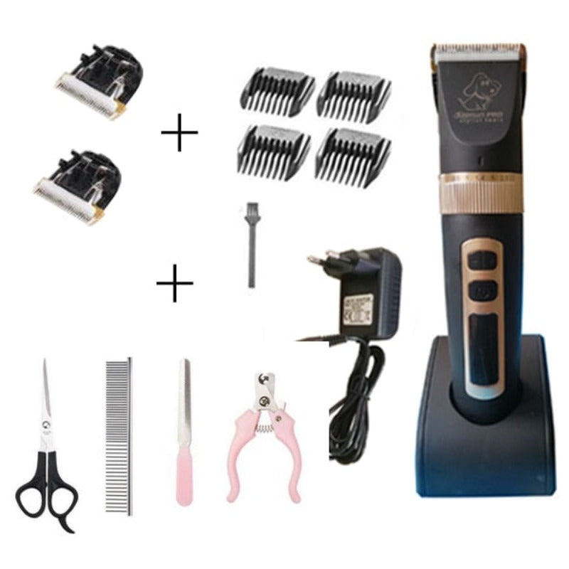 BaoRun P9 P2 Professional Pet Shaver Cat Dog Hair Cutter Trimmer Dog Grooming Kit Rechargeable Electrical Animal Pet Clippers