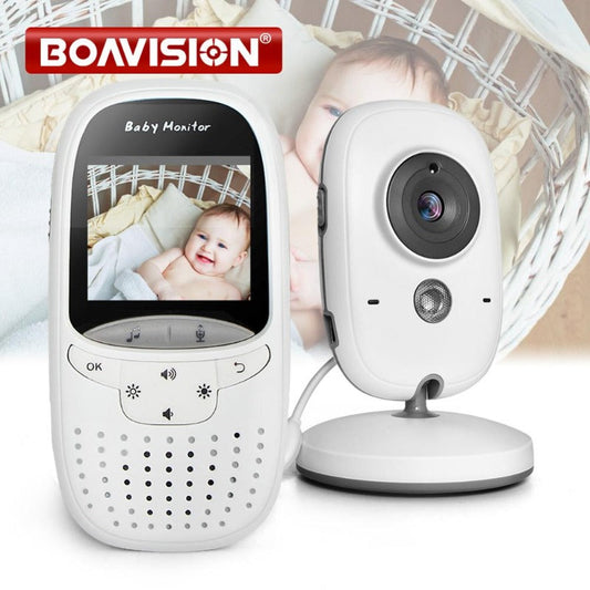 Baby Monitor VB602 IR Night Vision Temperature Monitor Lullabies Intercom VOX Mode Video Baby Camera Walkie Talkie Babysitter