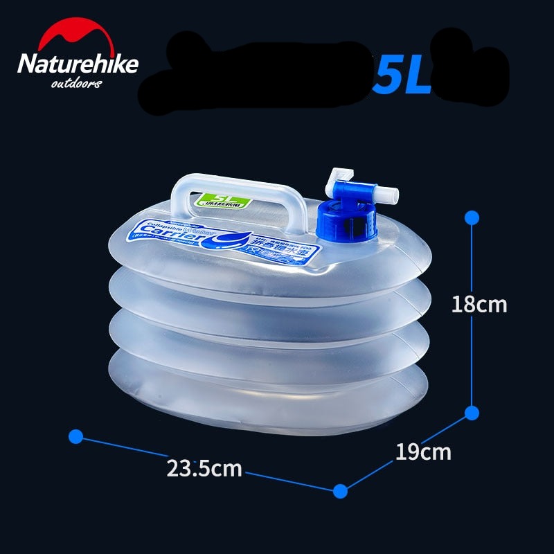 Outdoor Collapsible Bucket Foldable Water Bag Survival Water Storage Portable Water Carrier Container Camp Hiki