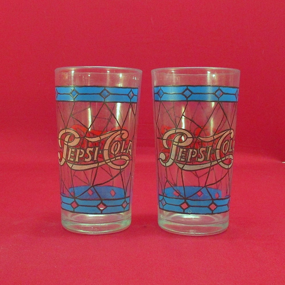 Pepsi-Cola Tiffany Style Stain Glass