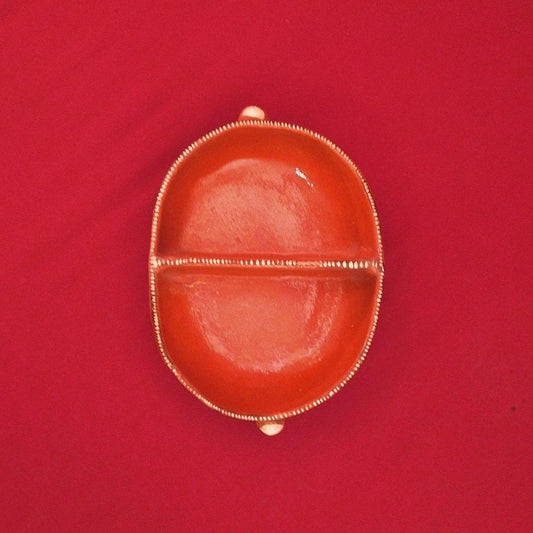 Mexican Terracotta Divided Dish