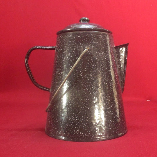 Vintage Black Enamel Coffee Pot - Great Deals Webstore