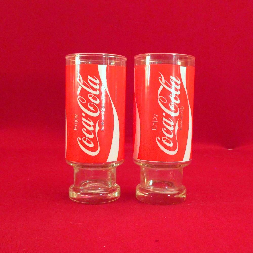 1970’s Coca Cola Pedestal Glasses