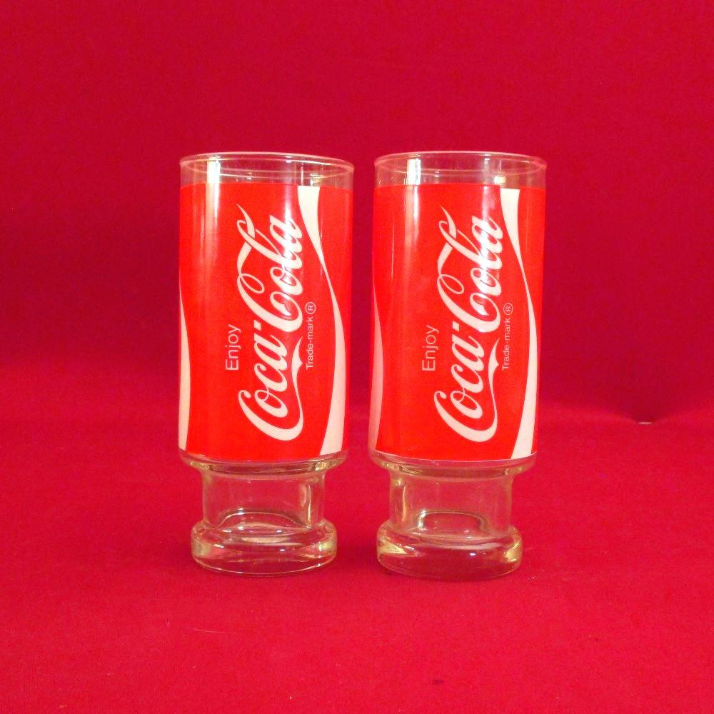 1970’s Coca Cola Pedestal Glasses