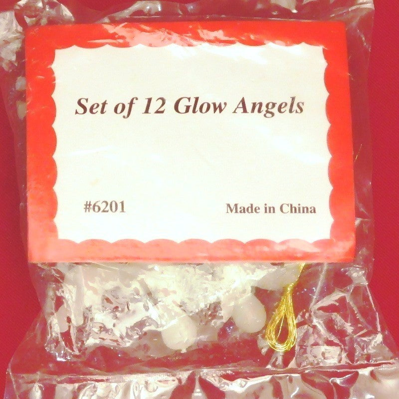 Antique Vintage Two Packs of Twelve Glowing Angels