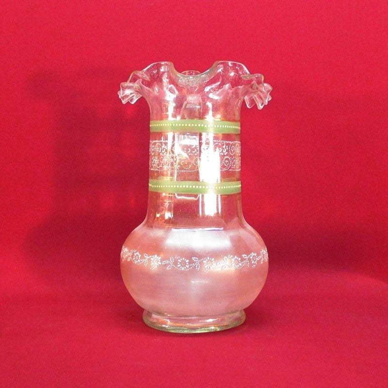 Vintage Antique Victorian Era Blown Glass Pitcher