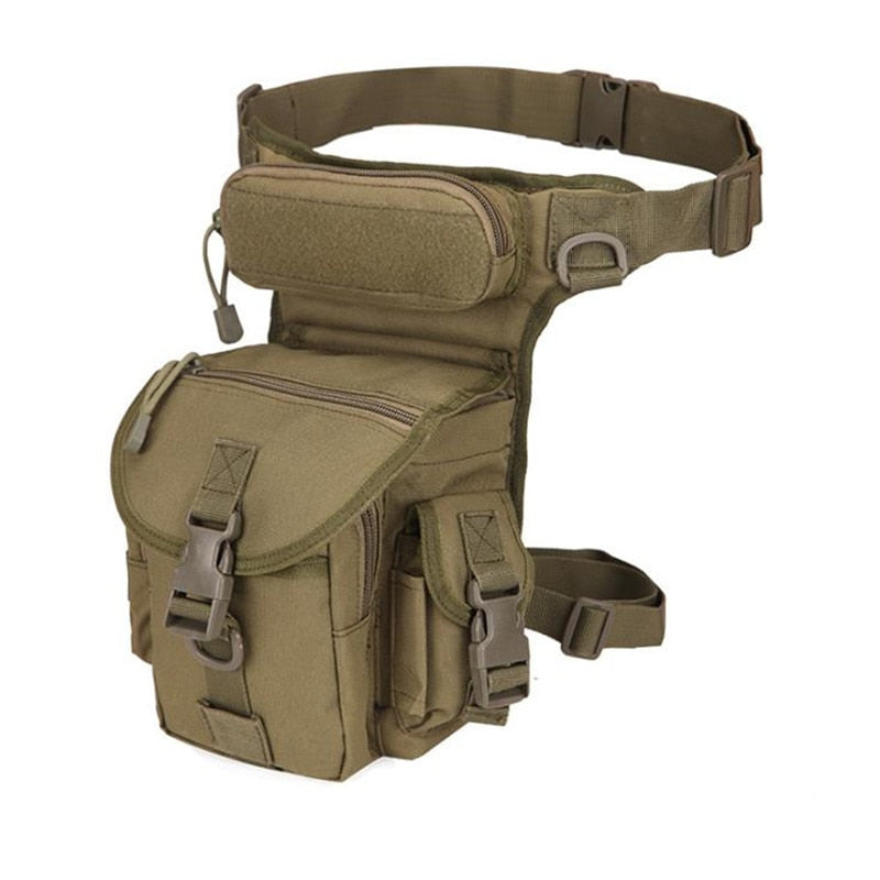 Men Leg Bag Hip Motorcycle Bags Military Waist Bag Utility Belt Pack Pouch Adjustable Hiking Male Tactical Waist Bag 