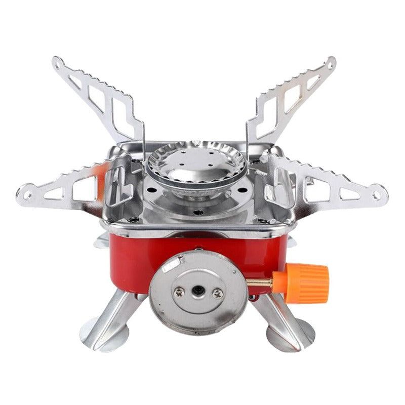 Outdoor Gas Burner Windproof Camping Stove Portable Folding Ultralight Split Lighter Tourist Equipment For Hiking