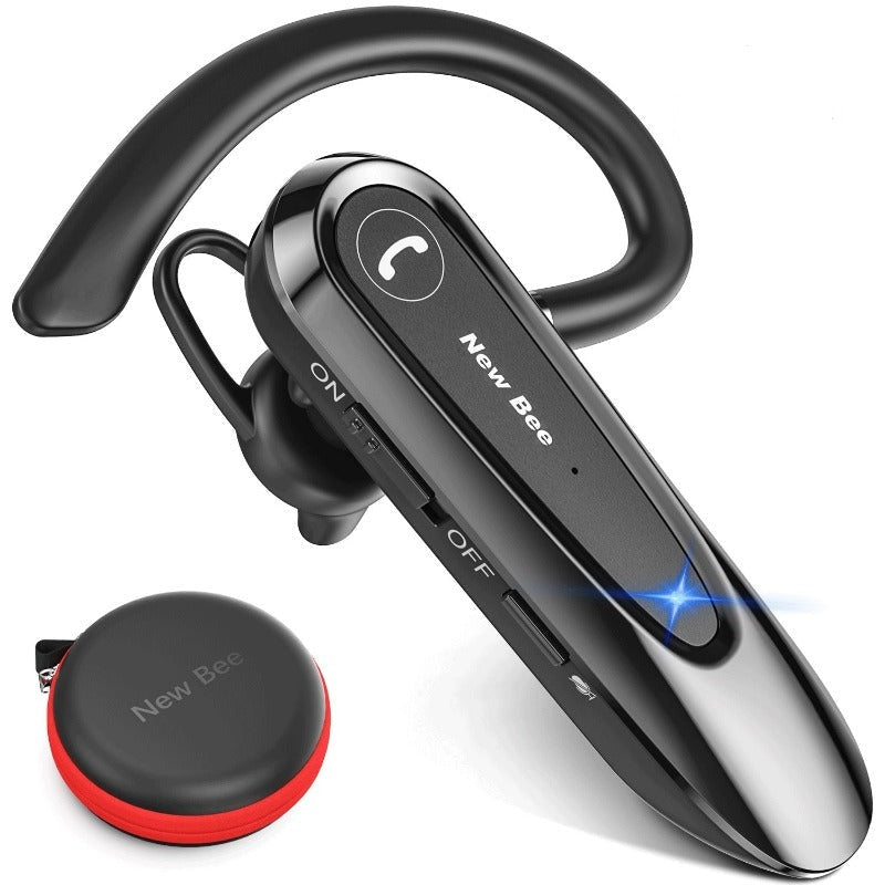 Bluetooth 5.0 Headset Wireless Earphone Headphones with Dual Mic Earbuds Earpiece CVC8.0 Noise Reduction for Driving