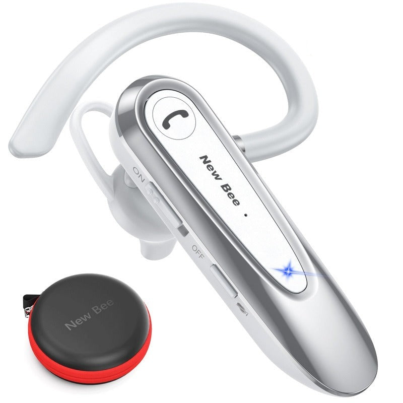 Bluetooth 5.0 Headset Wireless Earphone Headphones with Dual Mic Earbuds Earpiece CVC8.0 Noise Reduction for Driving