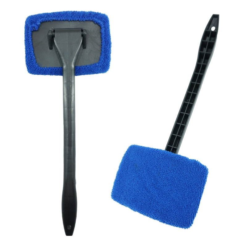 Car Wash Brush Window Cleaner Microfiber Wiper Windshield Wiper Cleaner Cleaning Tools Brush Long Handle Auto Glass Cleaner