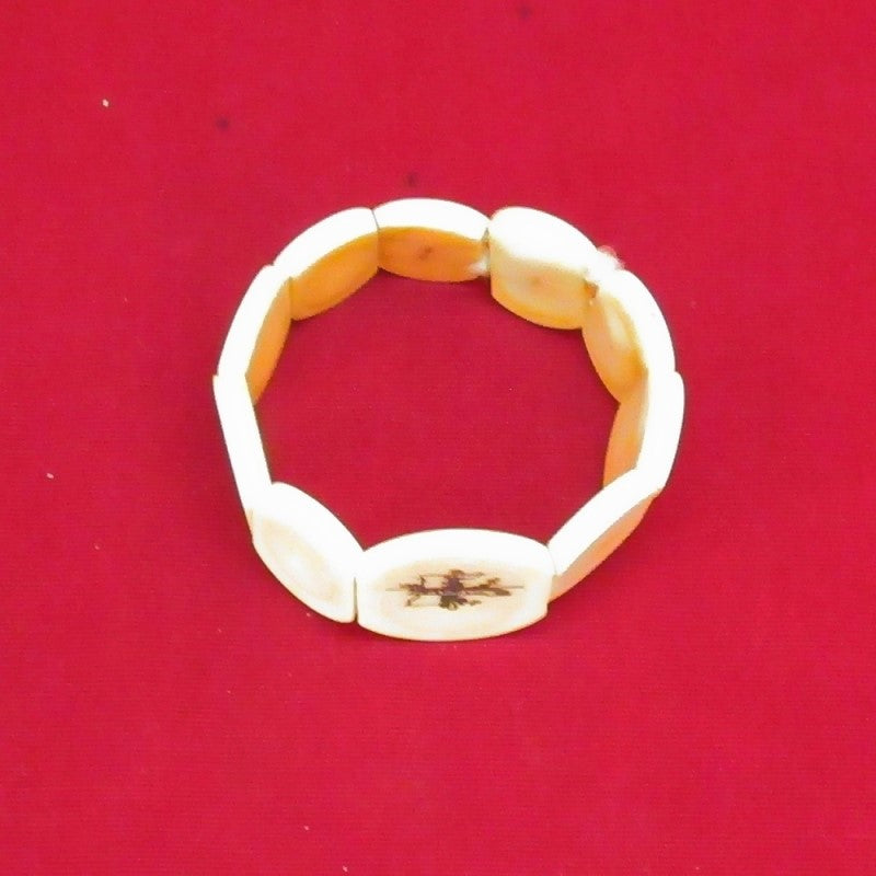 Antique Vintage Eskimo/Kayak Ivory Stretch Bracelet