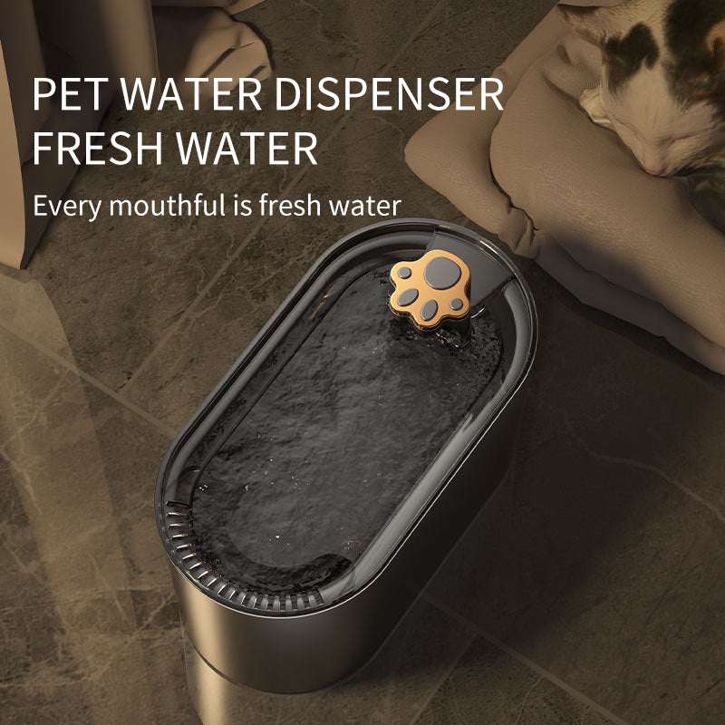 Cat Water Fountain Filter Automatic Drinker For Dogs Cats Pet Water Dispenser Ultra-Quiet Water Dispenser With LED Light Pet Products