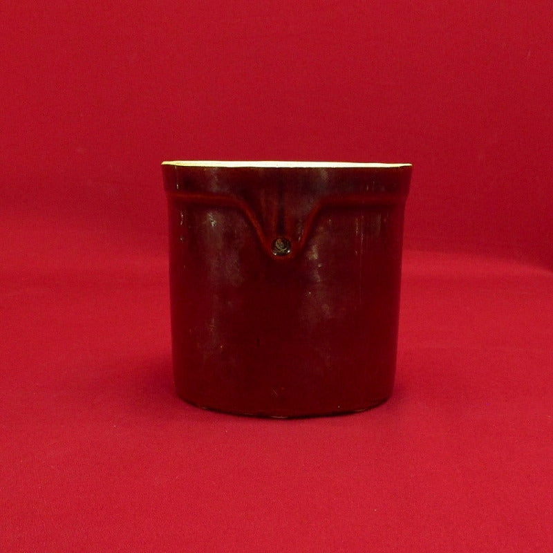 Vintage Antique Vintage 1970 Brown Cheese Crock