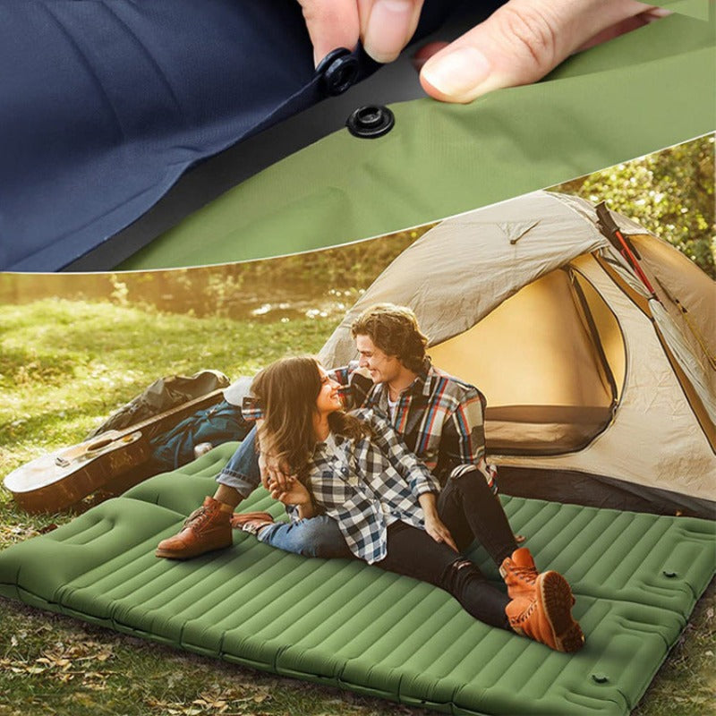 Outdoor Foot Can Be Spliced Airbed Portable Picnic TPU Inflatable Camping Cushion