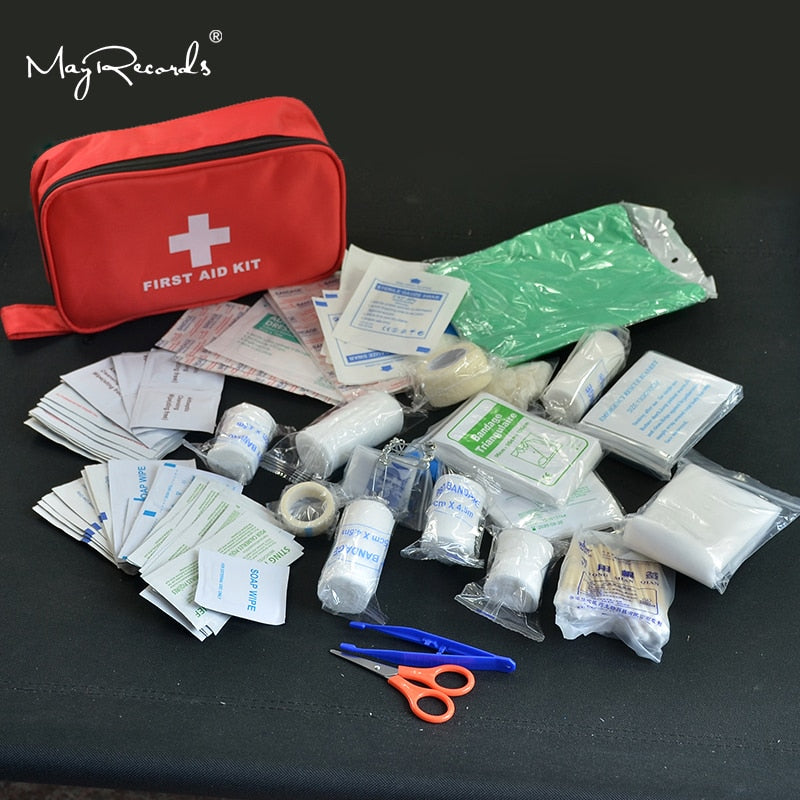 Portable First Aid Kit For Medicines Outdoor Camping Driving Medical Bag Survival Handbag Emergency Kits Travel Set Drug Pack