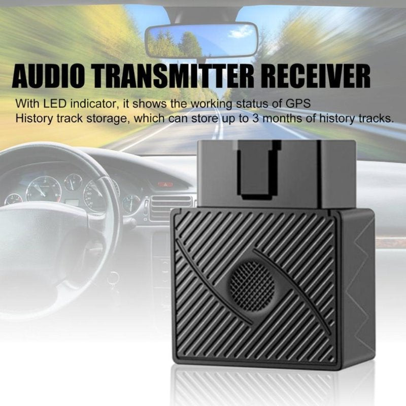 GPS Tracker Mini Vehicle Diagnosis Tracking Device Real Time Monitoring Car OBDII Positioning Locator Mileage Statistics