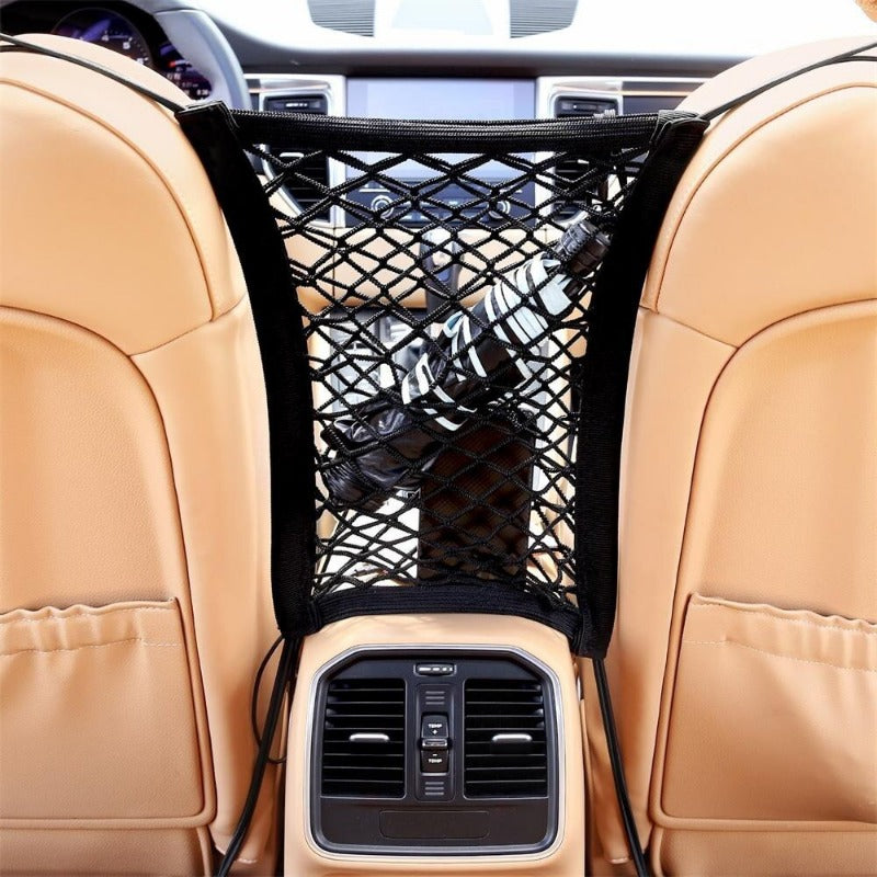 Seat Back Elastic Mesh Net Car Styling Storage Bag Car Interior Trunk Pocket Cage Grid Pocket Holder Car Accessories Trun