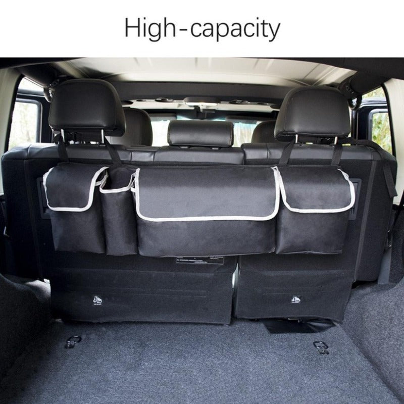 Car Trunk Organizer Backseat Storage Bag High Capacity Multi-use Oxford Car Seat Back Organizers Automobile Interior