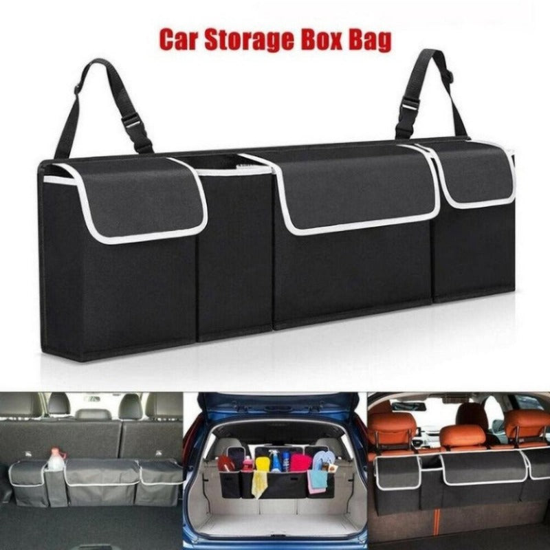 Car Trunk Organizer Backseat Storage Bag High Capacity Multi-use Oxford Car Seat Back Organizers Automobile Interior