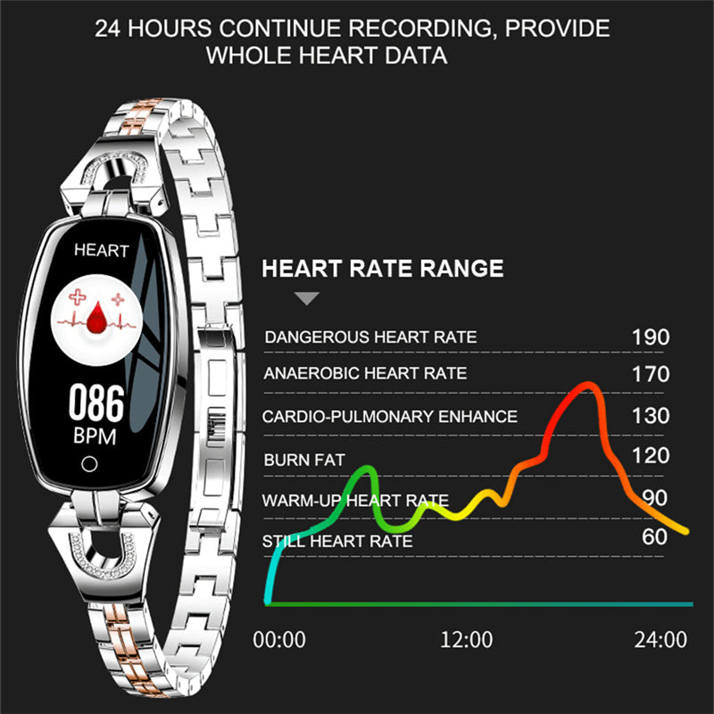 Fashion Smart Wristwatches Women Digital Watches Ladies 2022 Waterproof Heart Rate Monitoring Bluetooth For Android IOS