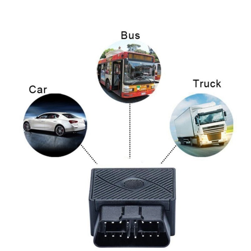 Plug Play 16 PIN Auto Car GPS Tracker Locator With Web Vehicle Fleet Management System IOS & Android APP