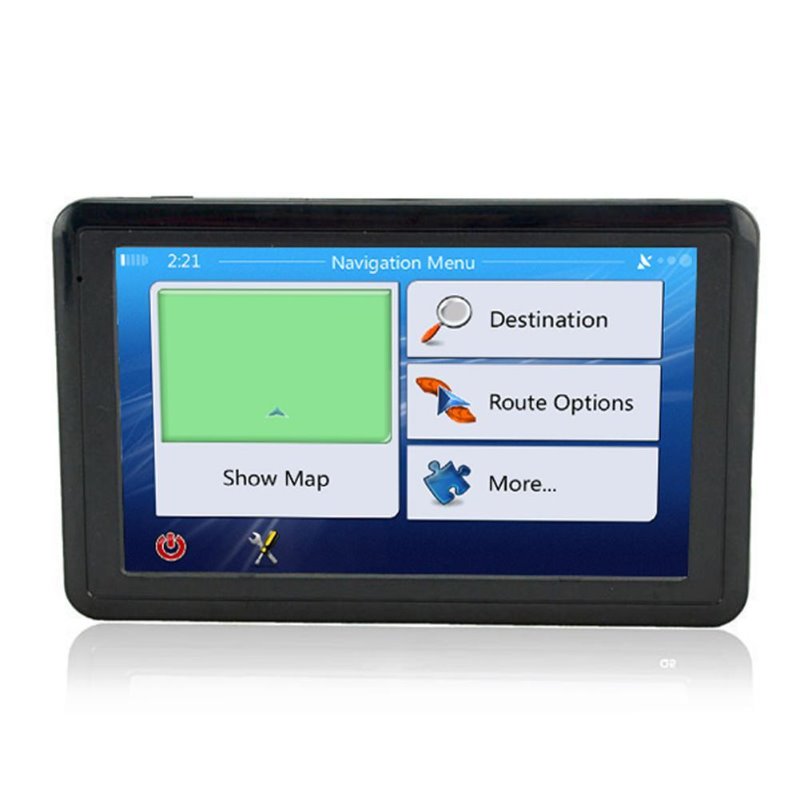 7 Inch Gps Navigator Portable Navigator 8GB-256MB+Sunshade Gps Navi Navigation Device Maps Truck Car Auto Touch Screen