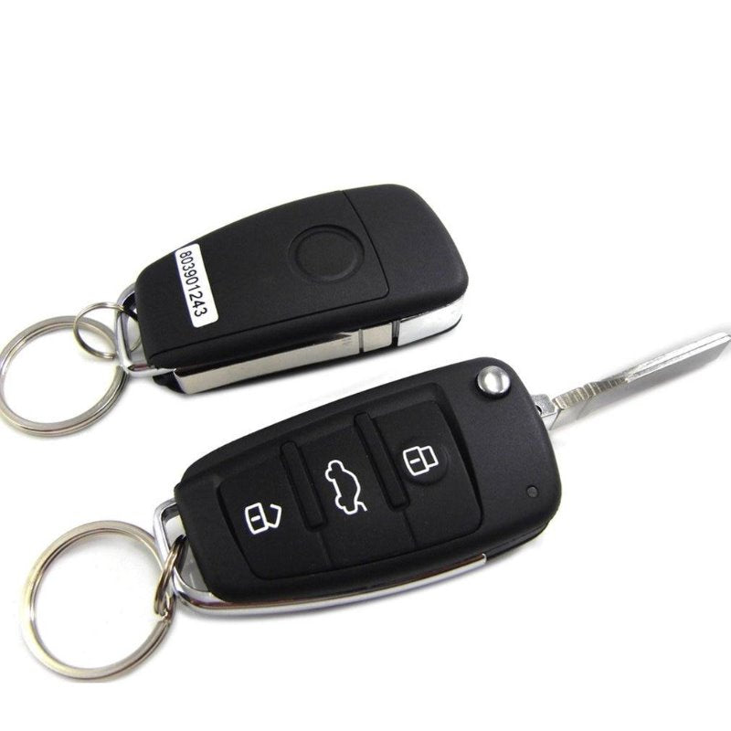 Car Central Door Lock Auto Keyless Entry System Button Start Stop Keychain Central Kit Universal Car 12V