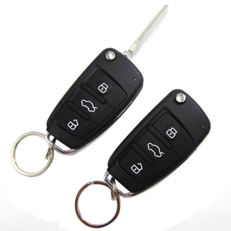 Car Central Door Lock Auto Keyless Entry System Button Start Stop Keychain Central Kit Universal Car 12V