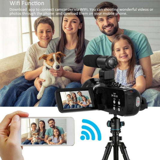 Video Camera WiFi 2.7 k Vlogging Camcorder For Youbute Touch Screen 30MP 16X Digital Zoom Factory Handycam
