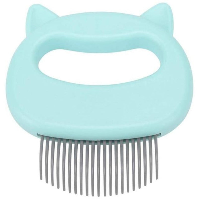 Pet Massage Brush Shell Shaped Handle Pet Grooming Massage Tool To Remove Loose Hairs Only For Cats