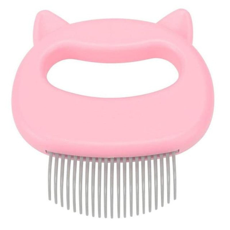 Pet Massage Brush Shell Shaped Handle Pet Grooming Massage Tool To Remove Loose Hairs Only For Cats