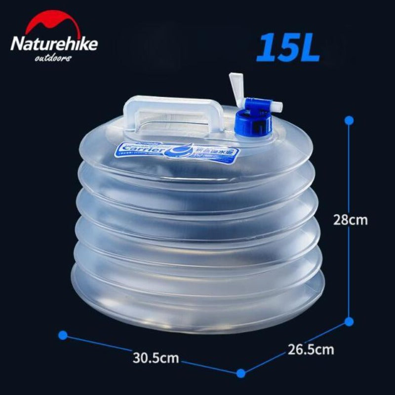 Outdoor Collapsible Bucket Foldable Water Bag Survival Water Storage Portable Water Carrier Container Camp Hiki