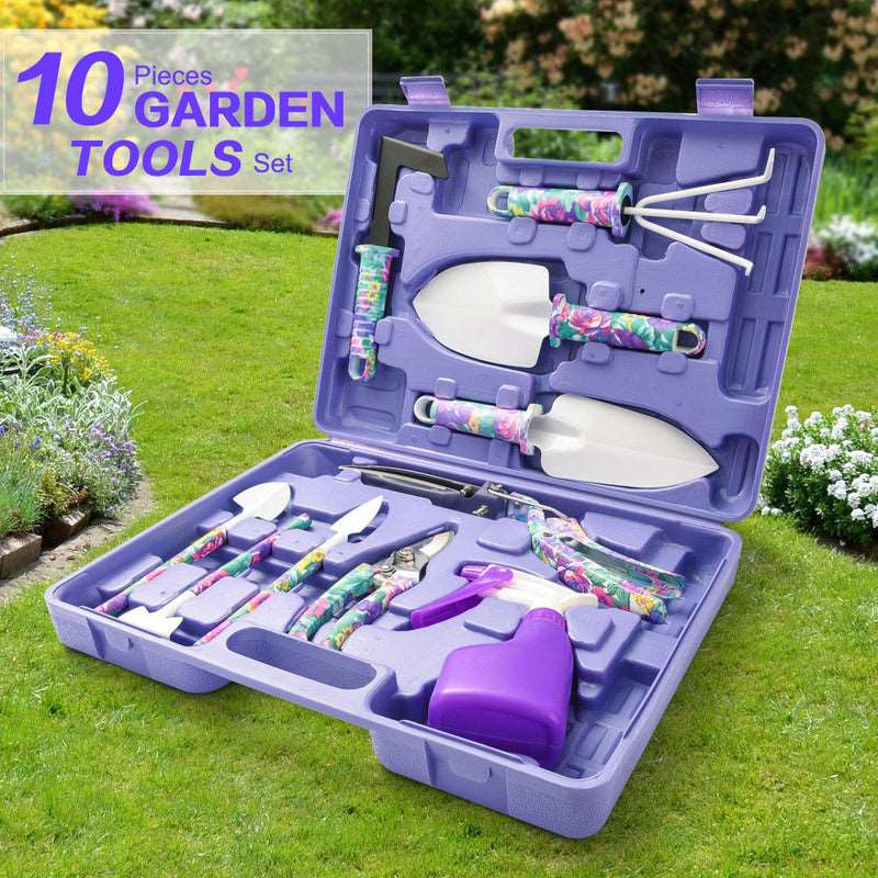 Garden Tool Box Set Shovel Rake Saw Watering Household Tool Pruning Planting Gardening Hardware Garden Plant Tools