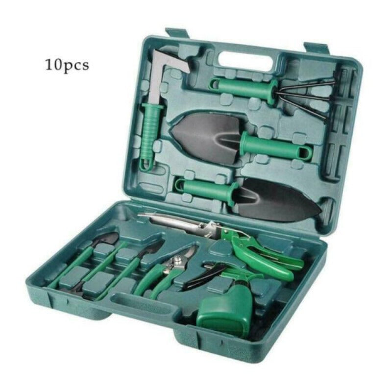 Garden Tool Box Set Shovel Rake Saw Watering Household Tool Pruning Planting Gardening Hardware Garden Plant Tools