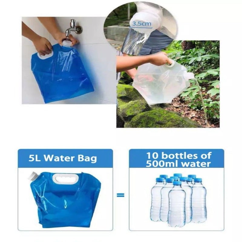 Outdoor Water Bags Foldable Portable Dringking Camp Cooking Picnic BBQ Water Container Bag Carrier Car Water Tank