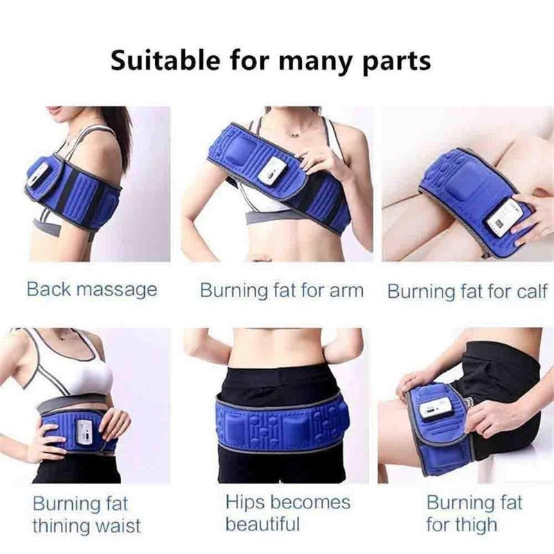 Electric Slimming Belt Lose Weight Fitness Massage X5 Times Sway Vibration Abdominal Belly Muscle Waist Trainer Stimulator