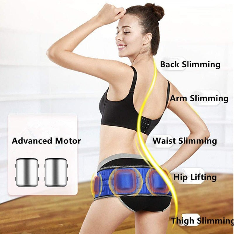 Electric Slimming Belt Lose Weight Fitness Massage X5 Times Sway Vibration Abdominal Belly Muscle Waist Trainer Stimulator