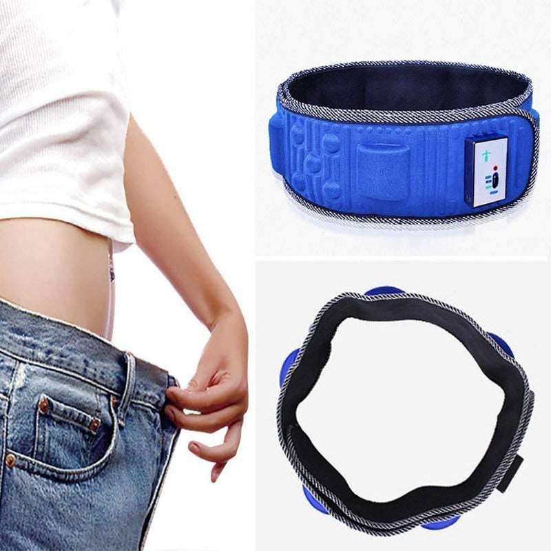 Electric Slimming Belt Lose Weight Fitness Massage X5 Times Sway Vibration Abdominal Belly Muscle Waist Trainer Stimulator