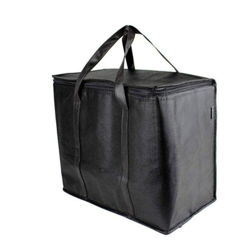 Portable Insulated Reusable Grocery Bag Thermal Cooler Food Picnic Bag Tote Bag Non-woven Kitchen Storage & Organization