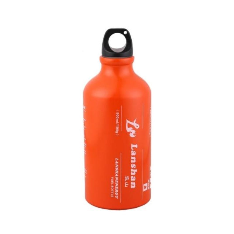 500ML Aluminium Alloy Outdoor Camping Stove Fuel Oil Bottle Picnic Barbecue Petrol Kerosene Liquid Gas Tank Fuel Storage Tool