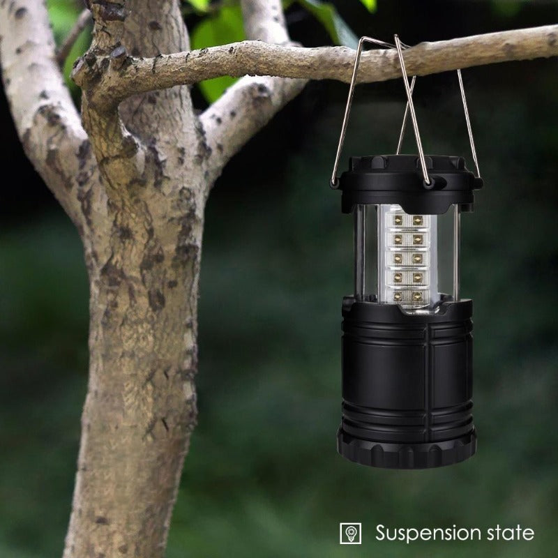 Portable Camping Lantern Hanging Tent Light Collapsible 30 LED Lightweight Flashlight Emergency Linternas For Hiking Camping