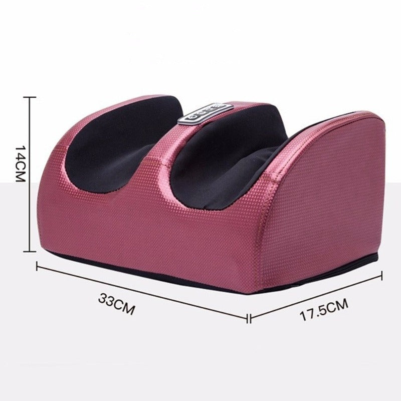 Relaxation Foot Massage Kneading Roller Electric Heating Foot Massager Vibrator Machine Reflexology Calf Leg Pain Relief Tool