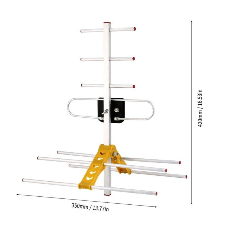 HD Digital TV Antenna For HDTV DVBT/DVBT2 470MHz-860MHz Outdoor TV Antenna Digital Amplified HDTV Antenna